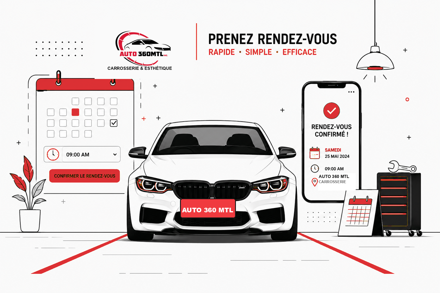 Prenez rendez-vous — Auto 360MTL